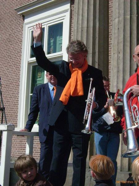 Koninginnndag 2006 John Berends op Trompet