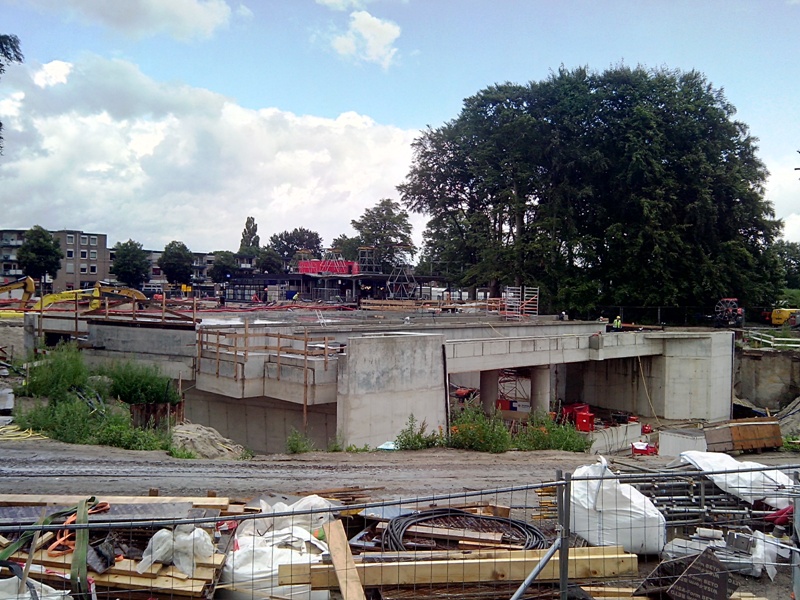 tunnelmoot gigantisch Station harderwijk 6500 ton