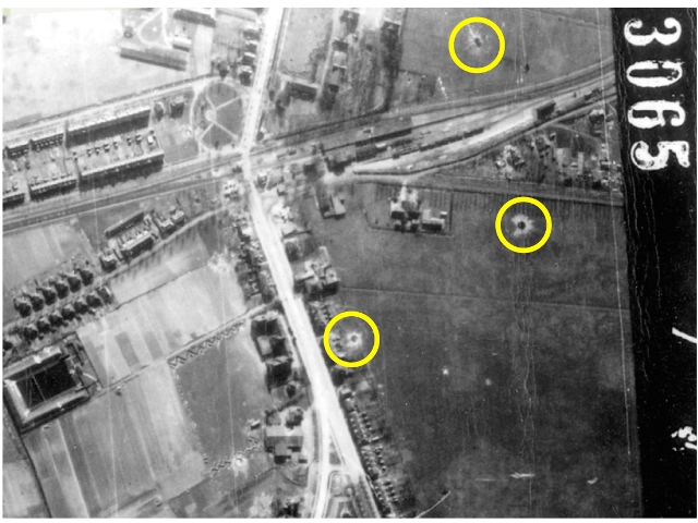 luchtfoto 15-03-1945 harderwijk NGE onderzoek risocanalyse station harderwijk BLVC